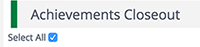 Select All checkbox