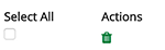 Expense Delete icon