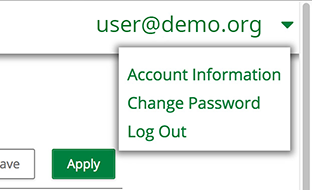 User Menu