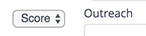 Score dropdown