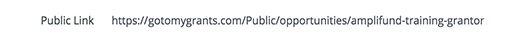Account Public Link