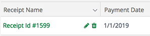 Cash Receipt Icons