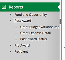 Reports Navigation