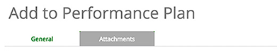 Attachments Tab