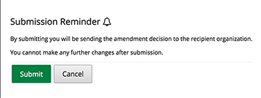 Submission Reminder