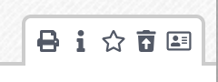 Organization Icon Bar