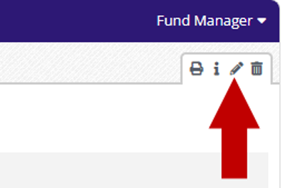 Arrow pointing at the Edit button in the options toolbar.