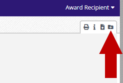 Documents page options toolbar with an arrow pointing to the Create Folder button.