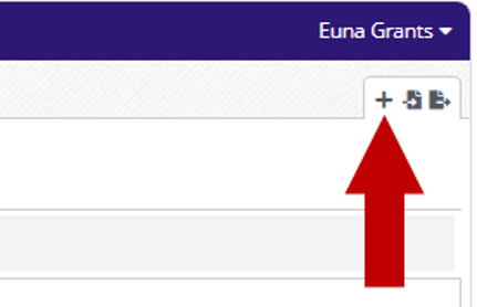 Toolbar with the Add button highlighted, used to add a new benefit type.